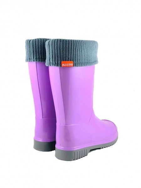 Чоботи гумові Alisa Line р.40 Teen 401 бузковий