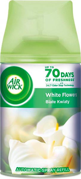 Сменный баллон для автоматического освежителя воздуха Air Wick Freshmatic Райские цветы 250 мл