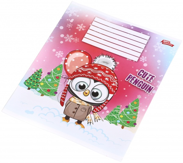 Зошит шкільний 12 аркушів у косу лінію в асортименті Мрії збуваються