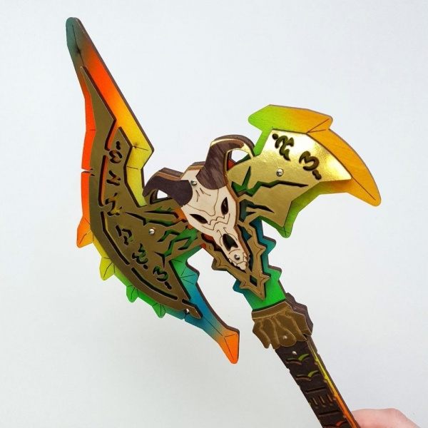 Оружие игрушечное Сувенир Декор Топор SHADOW MOURNE (ULTRA-GOLD)