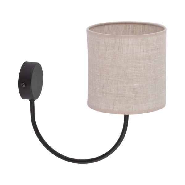 Бра TK Lighting Torens 1PL-4630 1x15 Вт E27 черный/серый 