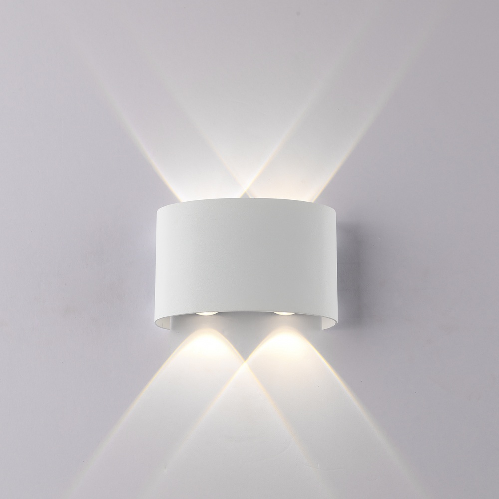 Світильник настінний Hopfen Lens-4 WH 4x4 Вт білий