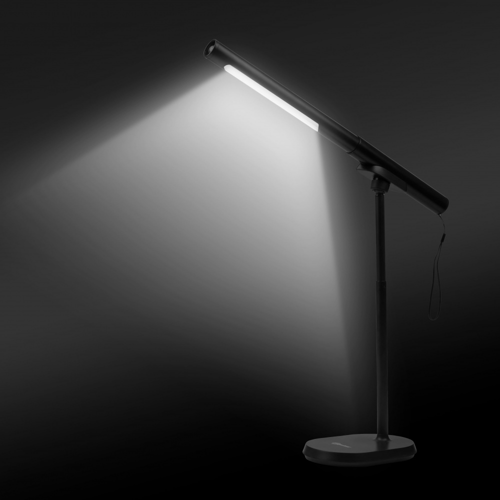 Настольная лампа аккумуляторная LedPulsar 8 Вт черный ALT-1021B