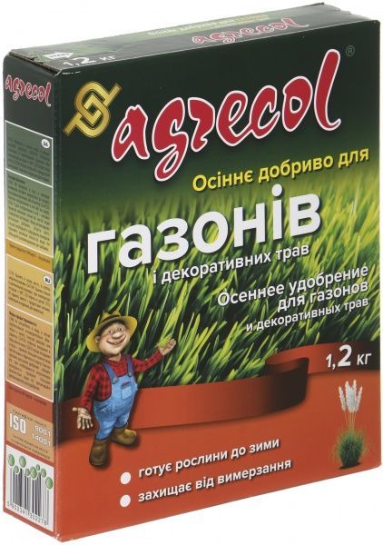 Добриво мінеральне Agrecol для газонів 1,2 кг