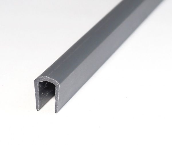 Профіль торцевий П-подібний 6 мм 2 м сірий