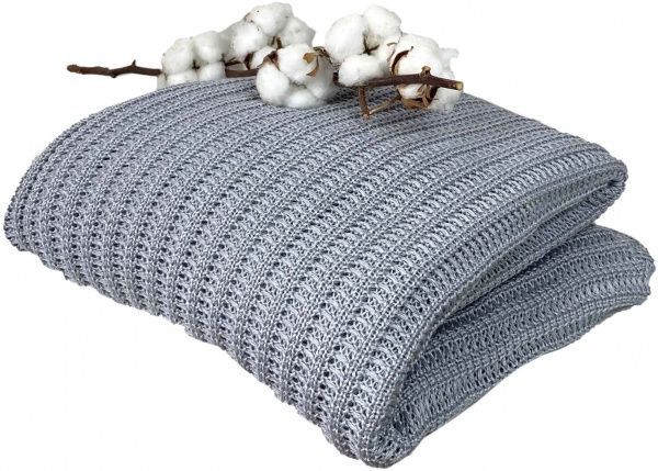Плед Cotton Серый 200x220 см La Nuit 