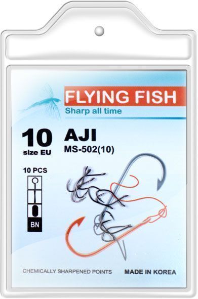 Крючок Flying Fish №10 20 г 5 шт. MS-502(10)