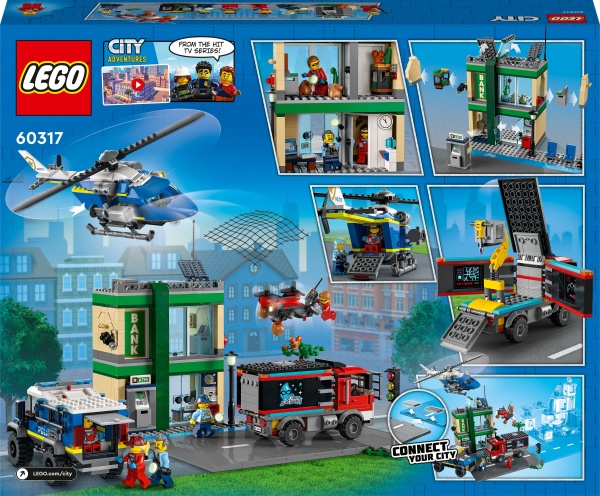 Конструктор LEGO City Погоня поліції в банку 60317