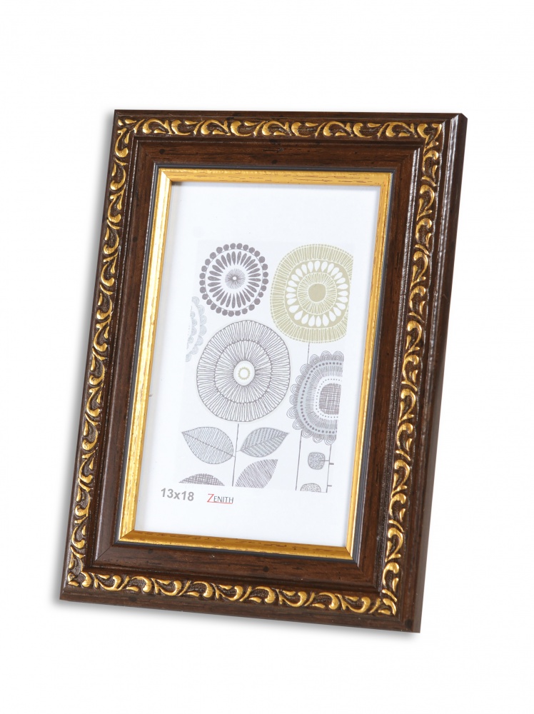 Рамка для фото Velista 30M-1198Nv 13х18 см коричневый с золотистым