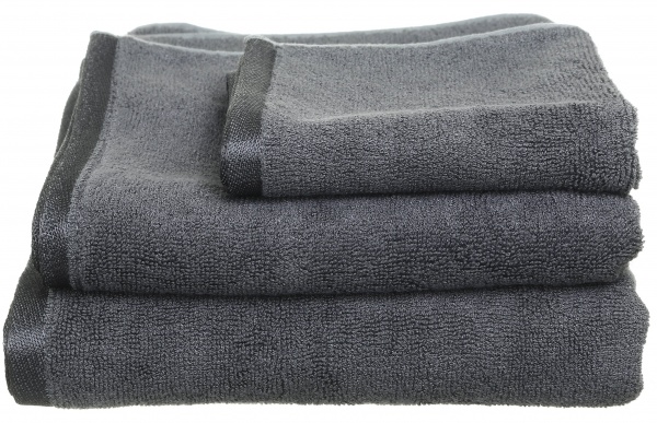 Полотенце махровое Glossy 50x90 см антрацит Texpol 