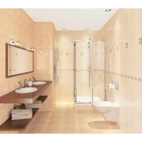 Плитка Cersanit Аджиа бейге 25x40 