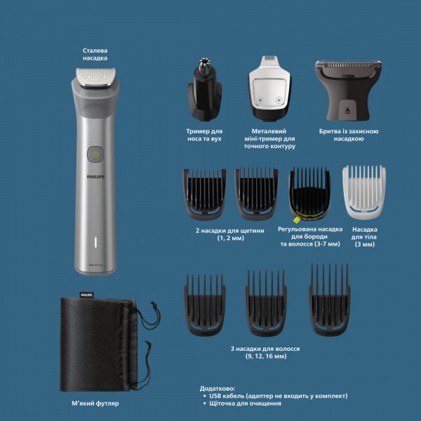 Тример універсальний Philips MG5940/15 серії 5000 (12-в-1)