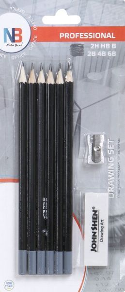 Набір для креслення 6 предметів MP59691 Nota Bene