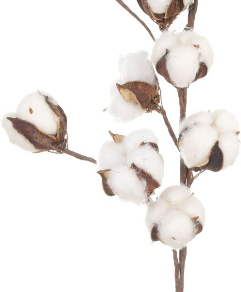 Декорація новорічна Гілка з бавовною 68 см EPI-16A3891