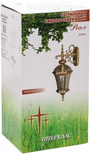 Світильник садовий Інтерклас РеалII 8025W17V E27 60 Вт бронзовий 8025W17V 