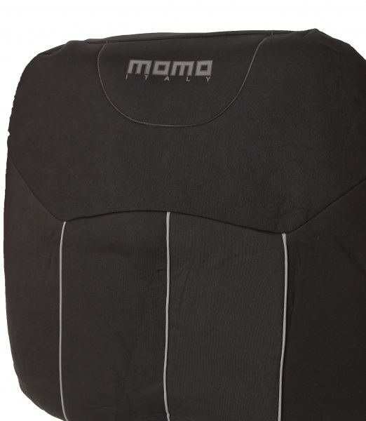 Комплект чехлов на сиденья Fodera Univ MOMO SC010BG черный с серым
