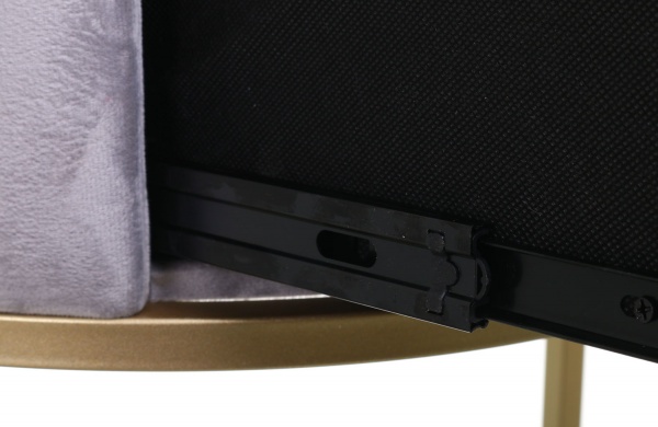 Набор декоративный Monaco 44,5х44,5х51 см/36х36х38 см серый/золотистый 