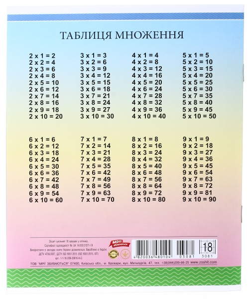 Тетрадь школьная 18 листов в клеточку в ассортименте Мечты сбываются