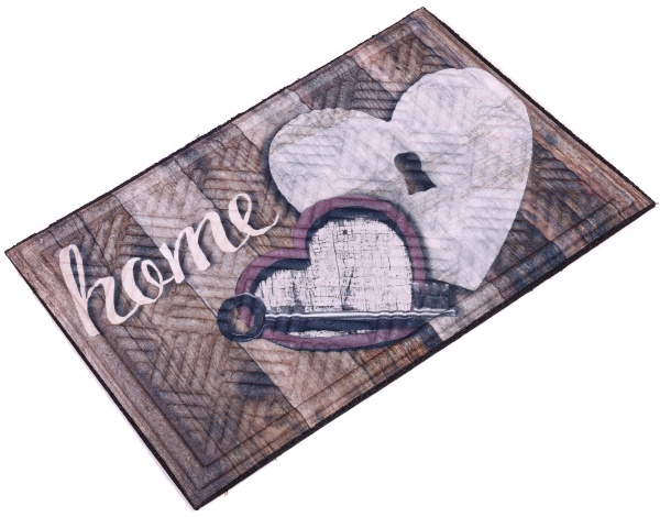 Коврик Multy Home Europe Sp. z o.o. RAMBO-LIMA mat Home & Hearts 43x63 см