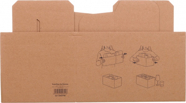 Коробка під бокали 370х330х210 мм