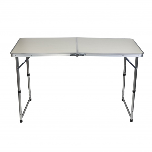 Стол раскладной и 4 стулья E-220929-1 60x120 см серый 