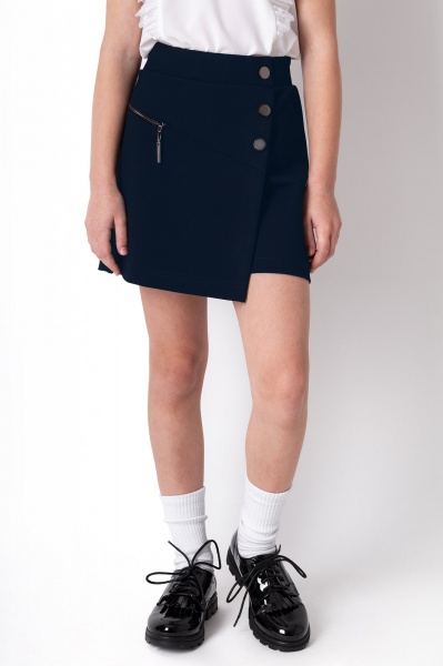 Юбка-шорты Mevis р.116 синий 4156 