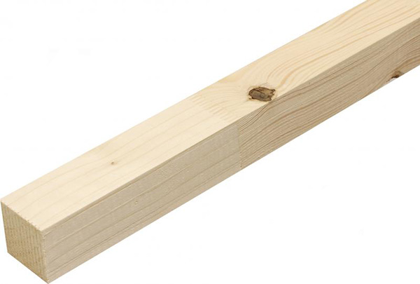 Брус Лісбудінвест цільна конструкція 50х50х2000 мм сосна