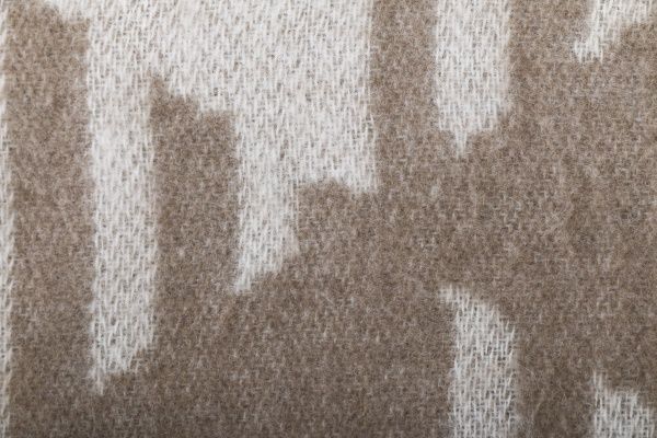 Плед Sanremo геометрія 140x200 см бежевий La Nuit 