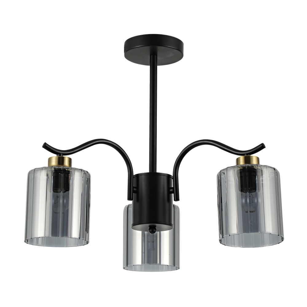 Люстра Miorro Sapori 3x40 Вт E27 матовый черный 51-311-190