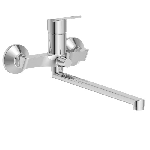 Смеситель для ванны Imprese WITOW L-излив 350 мм, з душовым гарнитуром, хром