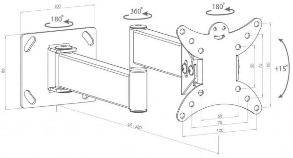 Крепление для телевизора KSL WM113T 13