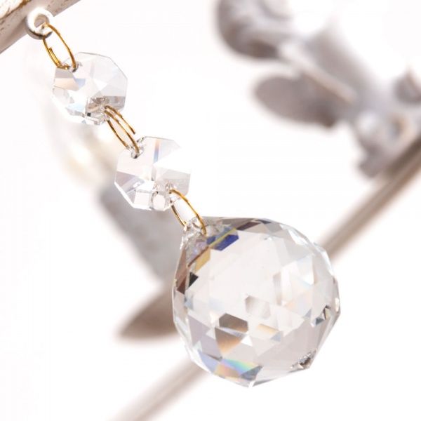 Люстра подвесная Arte Lamp 8x40 Вт E14 белый/золото A1133SP-8WG 