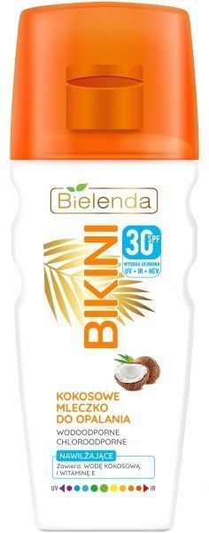 Молочко солнцезащитное Bielenda Bikini Coconut SPF 30 200 мл