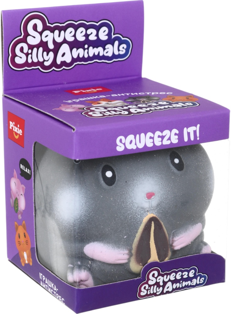 Іграшка-антистрес PIXIE зефірка тваринка 6.5x6.5x7 см в асорт. CKS-10787