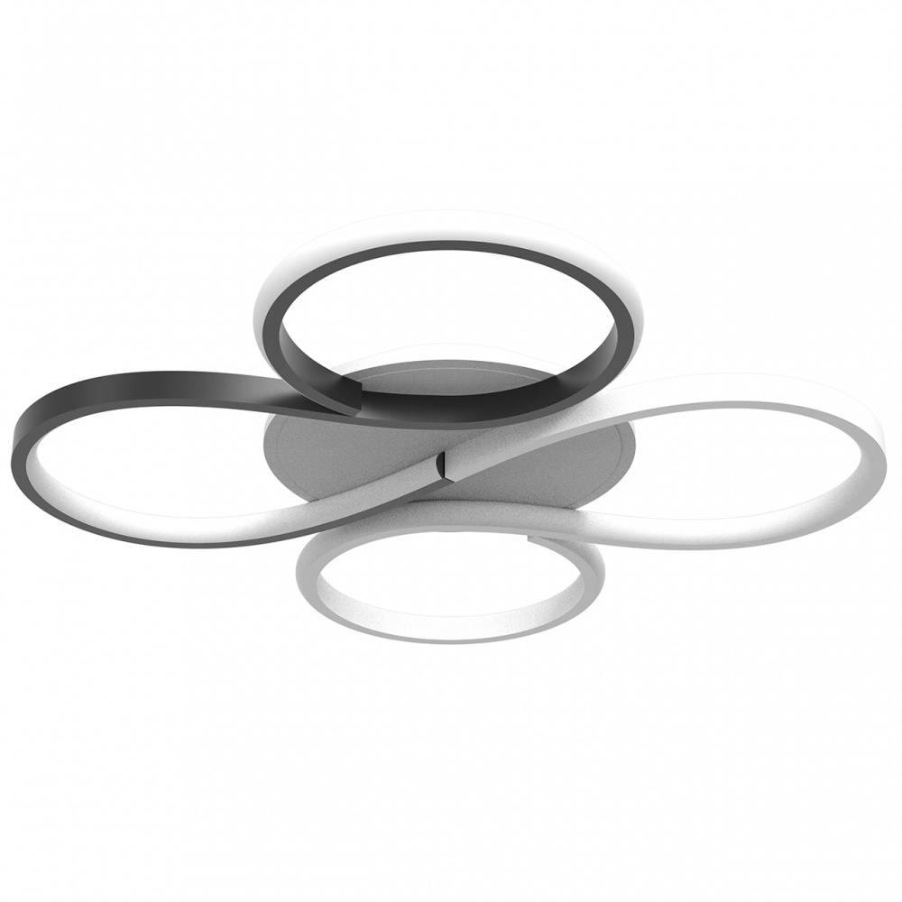 Люстра светодиодная NEW ARTIER DESHAN 2700-6500К 84 Вт белый/черный