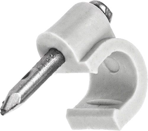 Скоба для круглого кабеля Expert Fix 8 мм 50 шт. белый 