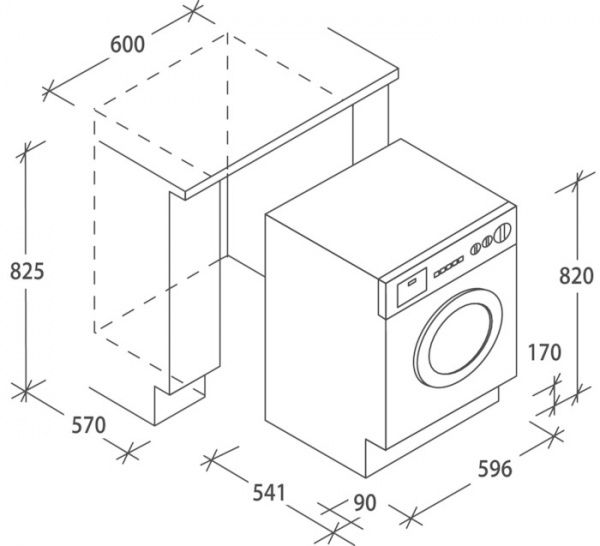 Прально-сушильна машина Candy CBDO485TWME/1-S