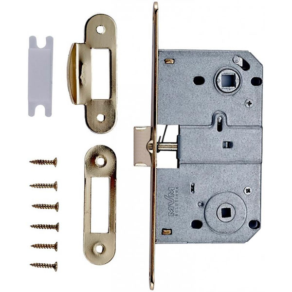 Механізм міжкімнатний MVM M-90 SB 90 мм матова латунь