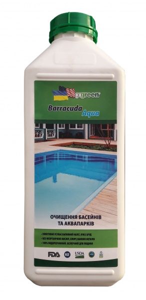 Засіб для очищення басейнів та аквапарків Barracuda AQUA 2 л 