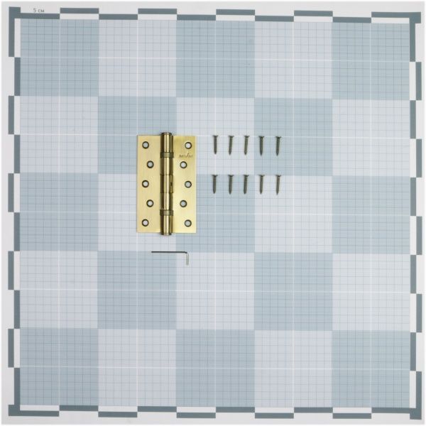 Петля универсальная  MVM HE-120 PCF HE-120 PCF 125x75x3 мм полированная бронза