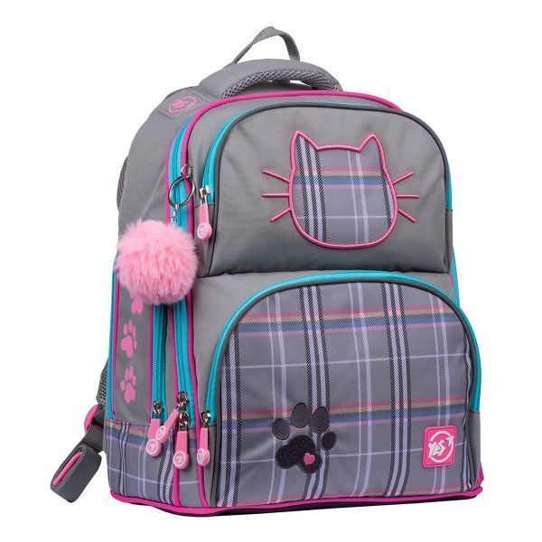 Рюкзак шкільний YES S-30 Juno Max Love сірий 558580