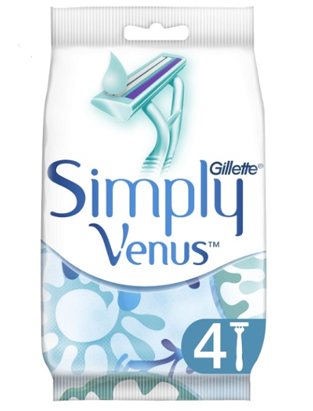 Станки одноразовые Gillette Venus Simply 2 4 шт.