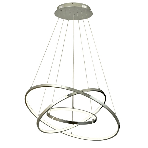 Люстра светодиодная Victoria Lighting с пультом д/у 150 Вт хром Hongkong/SP3 chrome 