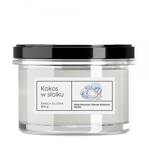 Свеча ароматическая Aroma Home Kraft series Кокос в банке 140 г 101312 