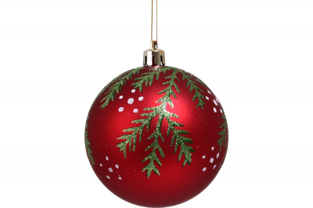 Набір ялинкових куль T23-05D d 80 мм 6 шт./уп.