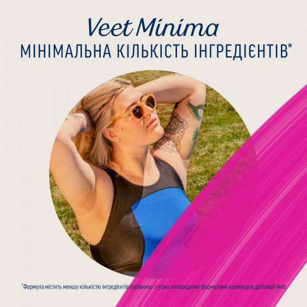 Крем для депиляции Veet MINIMA в душе для чувствительной кожи 135 мл