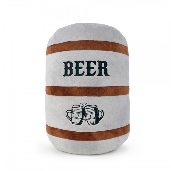 Подушка декоративна бочка пива FWPPIWBERBL23BG00 44 см сірий WP Merchandise 