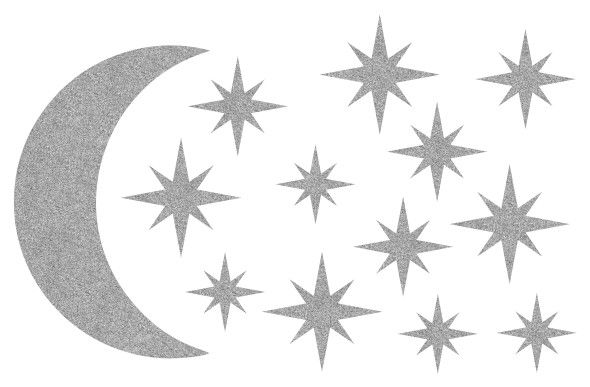 Декор из жидких обоев Звездное небо 6 Bioplast 1028 