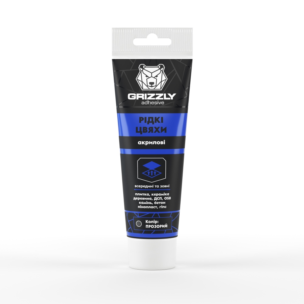 Клей монтажний Grizzly Рідкі цвяхи 150 г прозорий