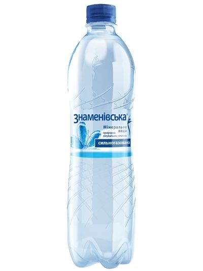 Вода минеральная Знаменівська сильногазированная 0,5 л (4820010890271) 